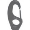 55 mm polyamide snap hook for Ø8 mm bungee cord