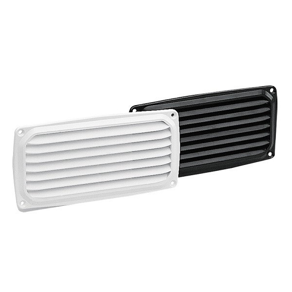 Rejilla de ventilación 200x100 mm - blanca - N°1 - comptoirnautique.com