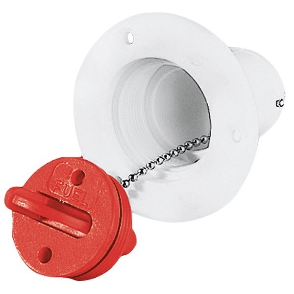 Racor de cubierta para gasolina, Ø38 mm - plástico - N°1 - comptoirnautique.com