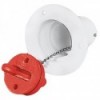 Racor de cubierta para gasolina, Ø38 mm - plástico - N°1 - comptoirnautique.com