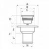 Deck fitting for petrol, Ø38 mm - plastic - N°2 - comptoirnautique.com