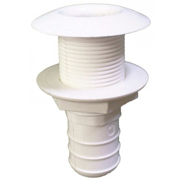 Guscio scanalato passante-con collare standard Ø30 mm, per tubo Ø25 mm * - N°1 - comptoirnautique.com
