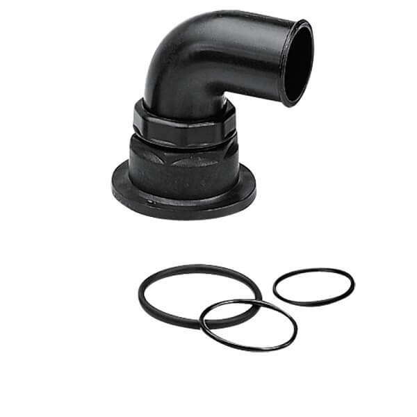 Cotovelo de 90° Ø50 mm - Ercole / Sogliola - N°1 - comptoirnautique.com