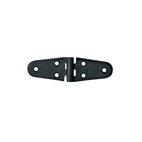 Bisagra oval doble con pasador de acero inoxidable 100 x 40 x 4,5 mm - N°1 - comptoirnautique.com