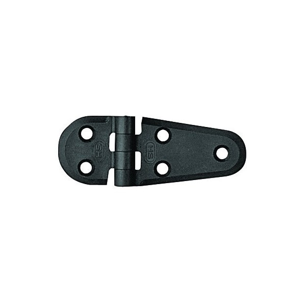 Semi-oval hinge with stainless steel pin 108 x 40 x 4.5 mm - N°1 - comptoirnautique.com