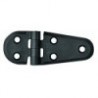 Semi-oval hinge with stainless steel pin 108 x 40 x 4.5 mm