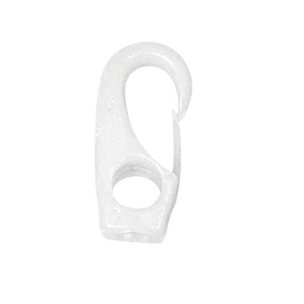 49 mm polyamide snap hook for Ø6 mm bungee cord - N°1 - comptoirnautique.com