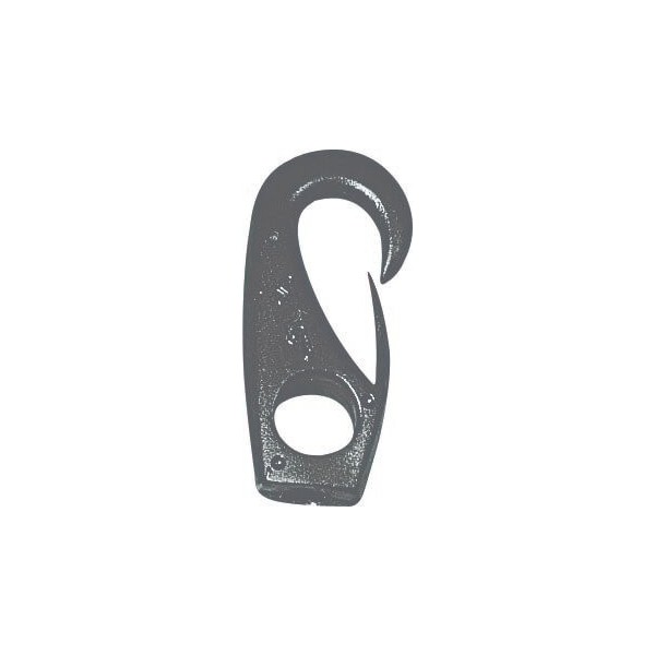Moschettone in poliammide da 49 mm per cordino bungee da Ø6 mm - N°1 - comptoirnautique.com