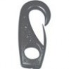 Moschettone in poliammide da 49 mm per cordino bungee da Ø6 mm