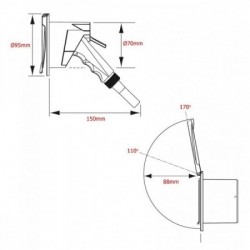 Hand shower box with...