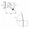 Doccetta con copertura in plastica + doccetta + flessibile L.3 m - N°2 - comptoirnautique.com