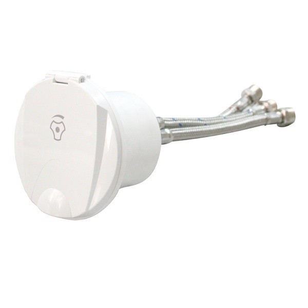 Set di miscelatori - + miscelatore in ottone cromato + 3 tubi - N°1 - comptoirnautique.com
