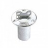 Bocchettone di rifornimento in acciaio inox con chiave a cerniera, Ø38 mm - N°1 - comptoirnautique.com