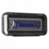 Coperchio radio universale da incasso 110 x 235 mm - trasparente fumé