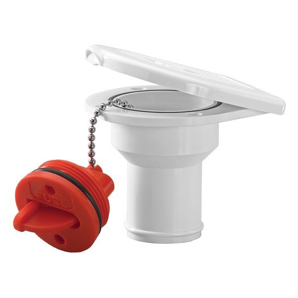 Raccordo a ponte con coperchio per benzina, tubo Ø 51 mm - N°1 - comptoirnautique.com