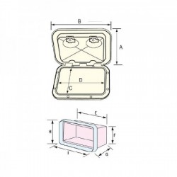 Top Line storage flap with...