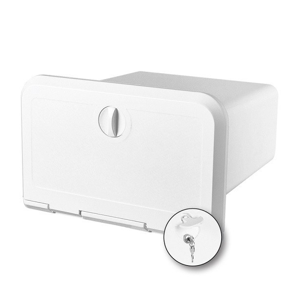 Contenitore industriale per VHF/radio 165 x 285 mm - con serratura - N°1 - comptoirnautique.com