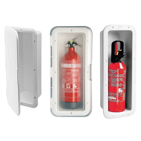 Storage box for 1kg extinguisher - with door - N°1 - comptoirnautique.com 