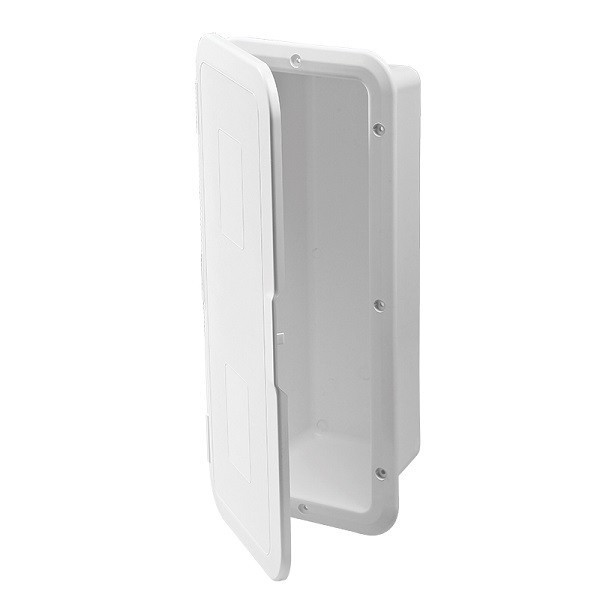 Cassetta di stoccaggio per estintore da 2 kg - con sportello - N°1 - comptoirnautique.com