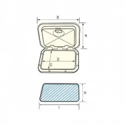 Trampilla de acceso clásica...
