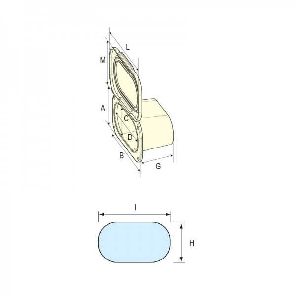 Valigetta vuota-tasca Industriale con coperchio 170 x 99 mm - N°2 - comptoirnautique.com