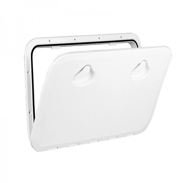 Escotilla Top Line 460 x 510 mm - negra - N°1 - comptoirnautique.com