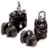 Pair of double control sheaves & cleat - N°1 - comptoirnautique.com
