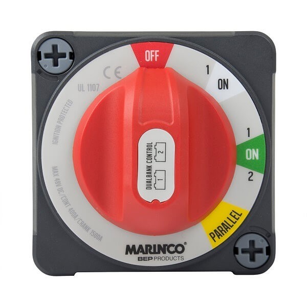 Accoppiatore batteria 1, 2, 1/2, parallelo, off - 400A - N°1 - comptoirnautique.com