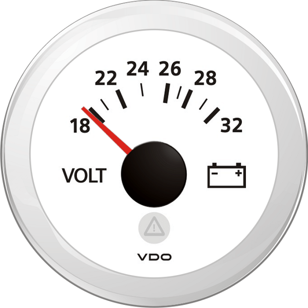Voltmètre 18-32V - Viewline - N°1 - comptoirnautique.com