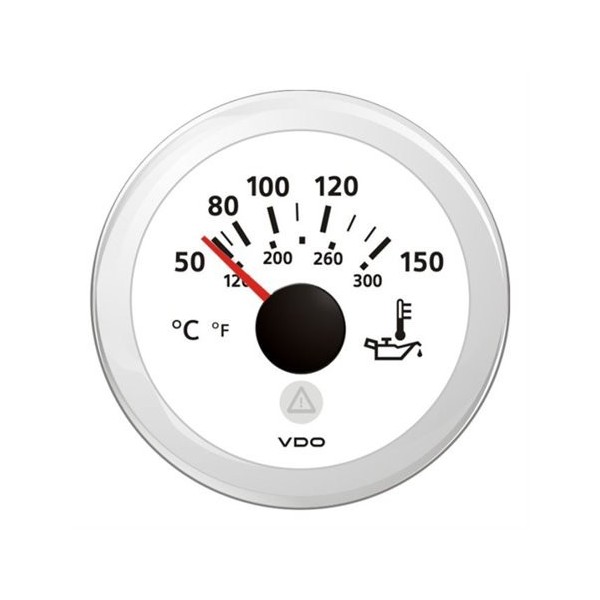 Indicatore di temperatura dell'olio motore 150°C/300°F - Ø 52 mm - Viewline - N°1 - comptoirnautique.com