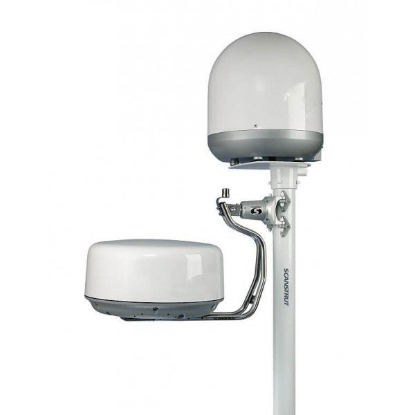 Mastro de radome 2/4KW Raymarine/Garmin/Navico BR24,3,4G + suporte de antena de satélite. - N°1 - comptoirnautique.com