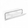 Aba de arrumação Top Line com caixa 243 x 607 mm - cinzento