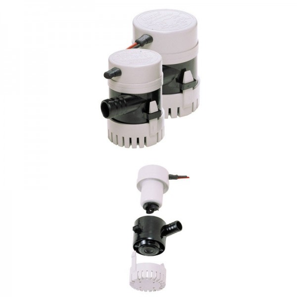 Pompa di sentina sommergibile automatica 12V - 700GPH - 2600L/H - N°1 - comptoirnautique.com