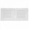 Doppia griglia rimovibile 255x115 mm