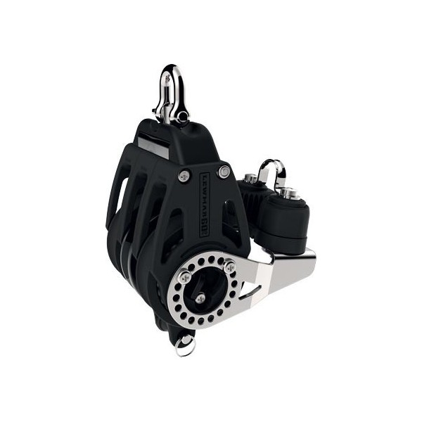 Puleggia tripla di comando con cricchetto, anello e tacchetta - 60 mm - N°1 - comptoirnautique.com