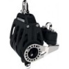 Puleggia tripla di comando con cricchetto, anello e tacchetta - 60 mm - N°1 - comptoirnautique.com