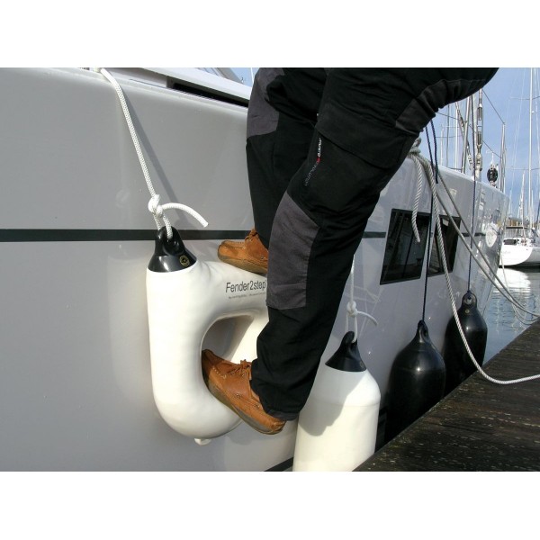 Pare-battage 2 marches - blanc - N°2 - comptoirnautique.com