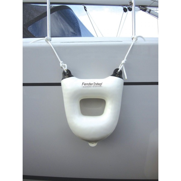 2-step fender - white - N°3 - comptoirnautique.com