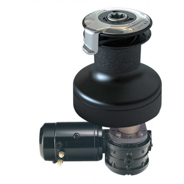 Kit verricello elettrico EVO 65 Self Tailing - 24V - Nero - N°1 - comptoirnautique.com