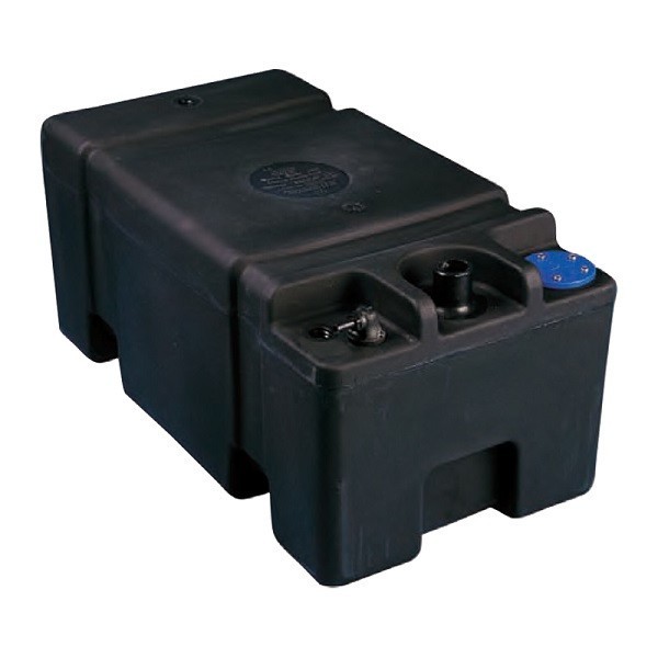 Réservoir eau douce Ercole 55L sans bouchon - remplissage 45° - N°1 - comptoirnautique.com