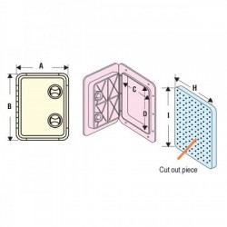 Industrial access hatch 270...