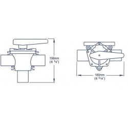 Válvula de 3 vías - 25 mm