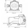 Watermaster® Elektrische Frischwasserpumpe 24V - 11,5 L - 3 bar - ohne Verpackung - N°2 - comptoirnautique.com