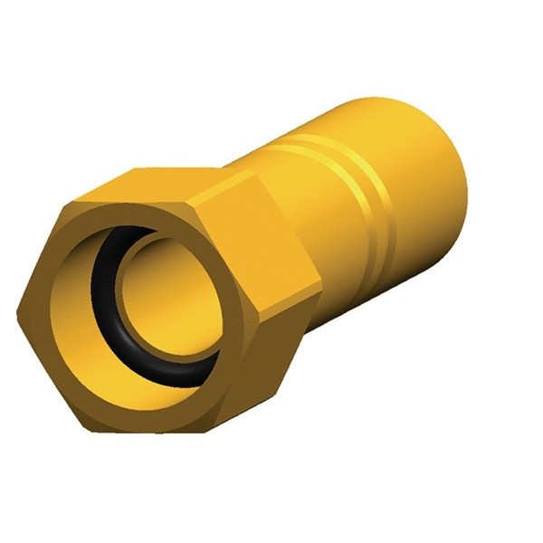 Adattatore femmina scanalato - filettatura 3/8" - N°1 - comptoirnautique.com