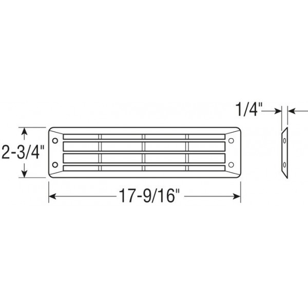 Venturi Flush Lüftungsgitter - Weiß - N°2 - comptoirnautique.com
