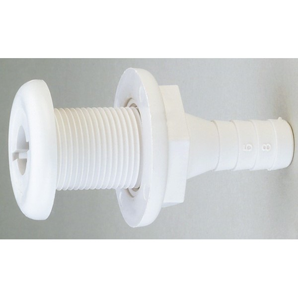 Passe-guscio in polipropilene bianco - Ø 19 mm - N°1 - comptoirnautique.com