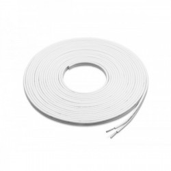 152 m spool of white cable...