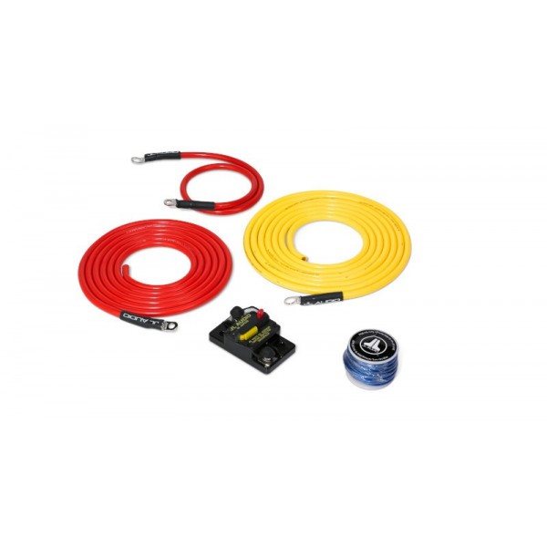 Kit de câbles 6 AWG (3m) et disjoncteur pour amplificateur 12 V - N°1 - comptoirnautique.com