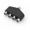 Splitter RCA 1 femmina / 4 femmine - N°1 - comptoirnautique.com