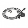 Cable de entrada Jack 3.5mm + USB 2.0 - 2 salidas RCA macho - N°1 - comptoirnautique.com